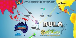 BULA MAP fiji and Yasawa islands